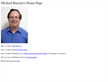 Tablet Screenshot of mbarclay.suekayton.com